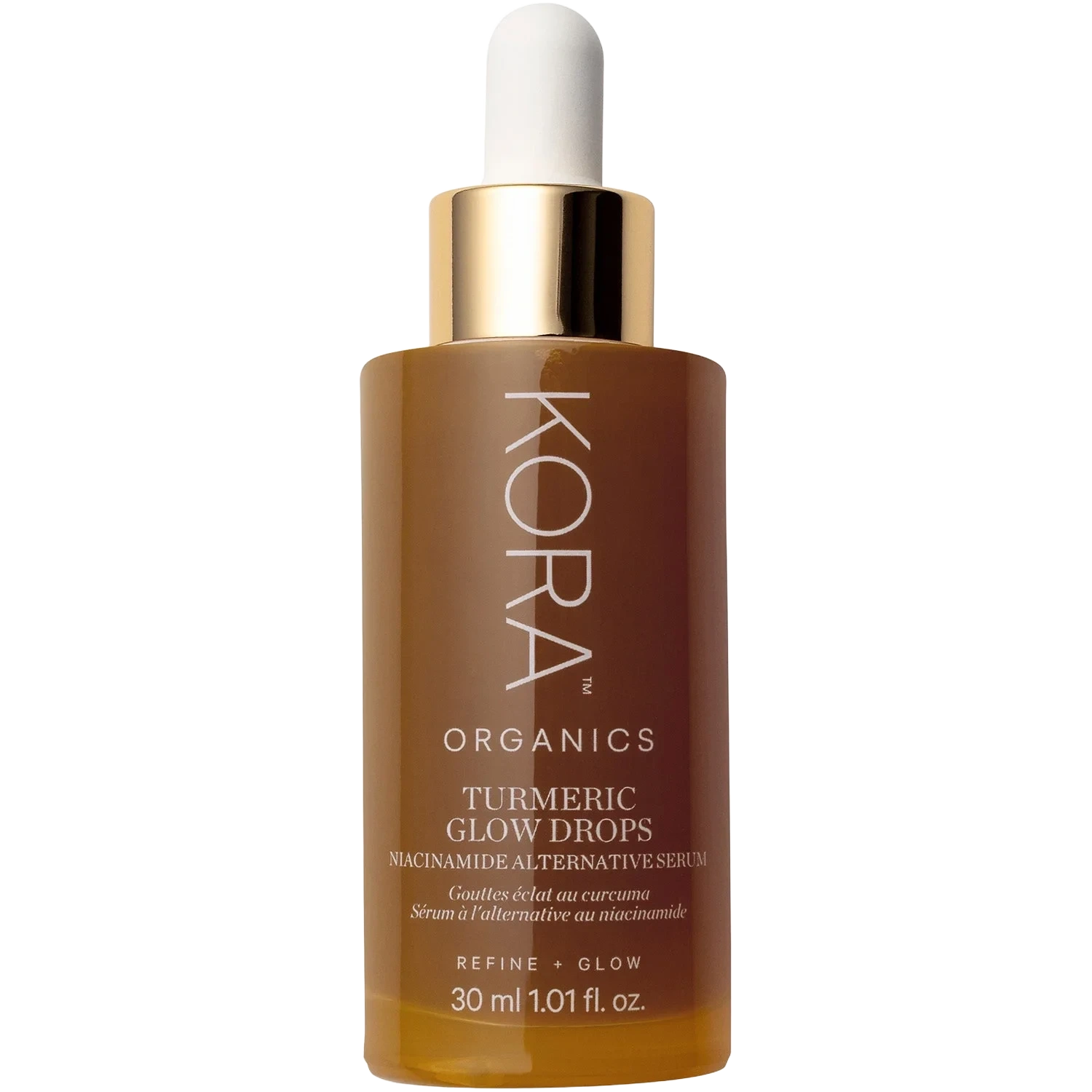 KORA Organics Turmeric Glow Drops Niacinamide Alternative Serum