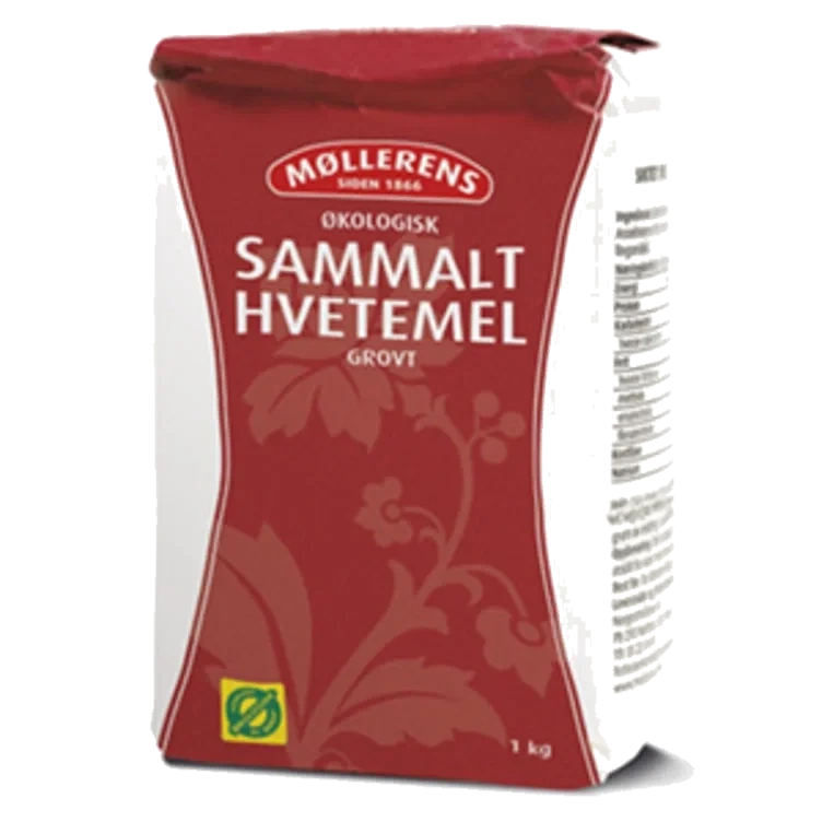 Hvete Sammalt Grov Økologisk 1kg Møllerens