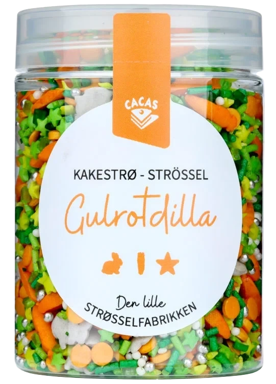 Kakestrø Gulrot Gulrotdilla 80g Cacas