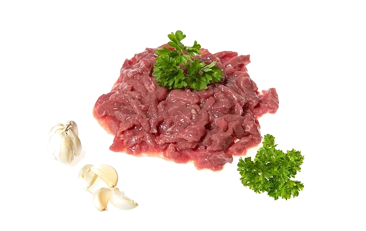 Biffstrimler naturell halal  kg