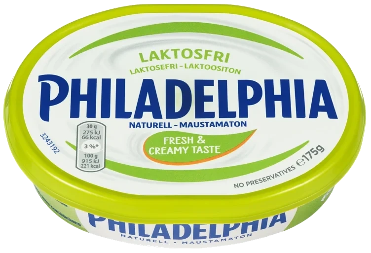 Philadelphia kremost laktosefri 175g