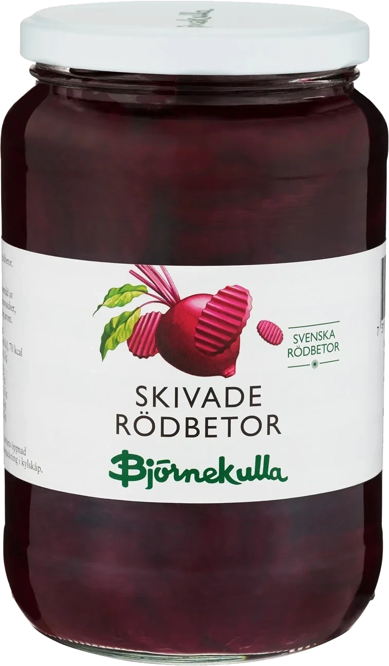 Skivade rödbetor