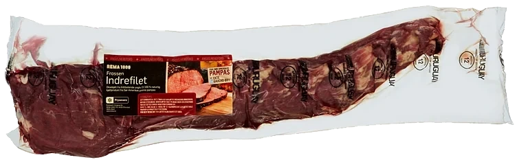 Indrefilet frossen  10xca.1,2kg  kg