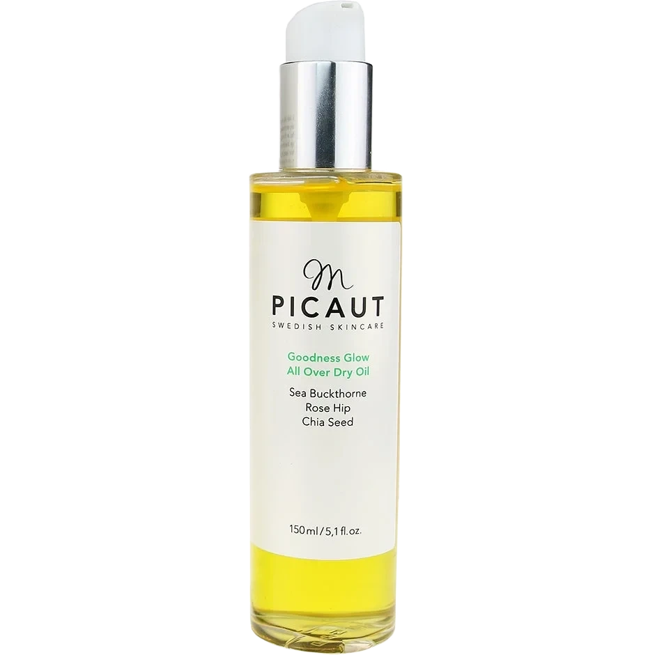 M Picaut Swedish Skincare Goodness Glow All Over Dry Oil