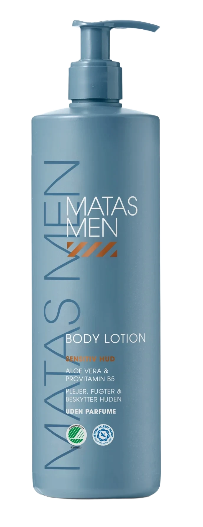 Matas Striber Men Body Lotion For Sensitive Skin Fragrance Free 500 ml