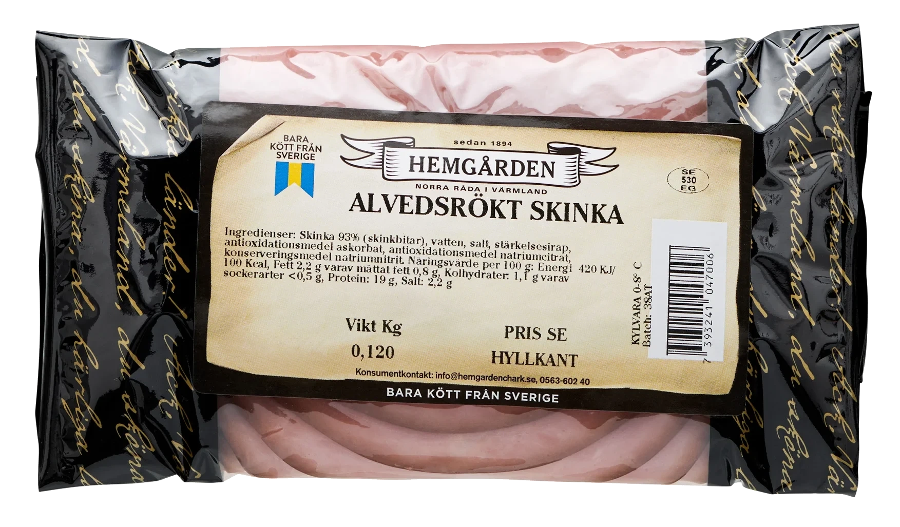 Skinka alvedsrökt pb