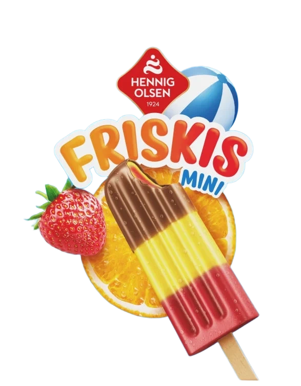 Friskis Jordbær&App.10stk Hennig-Olsen