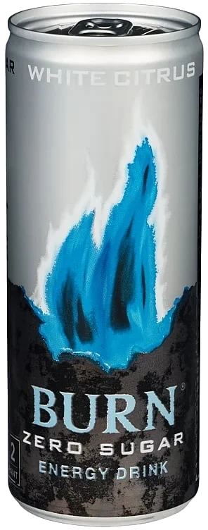 Burn white citrus zero sugar bx  24x250ml