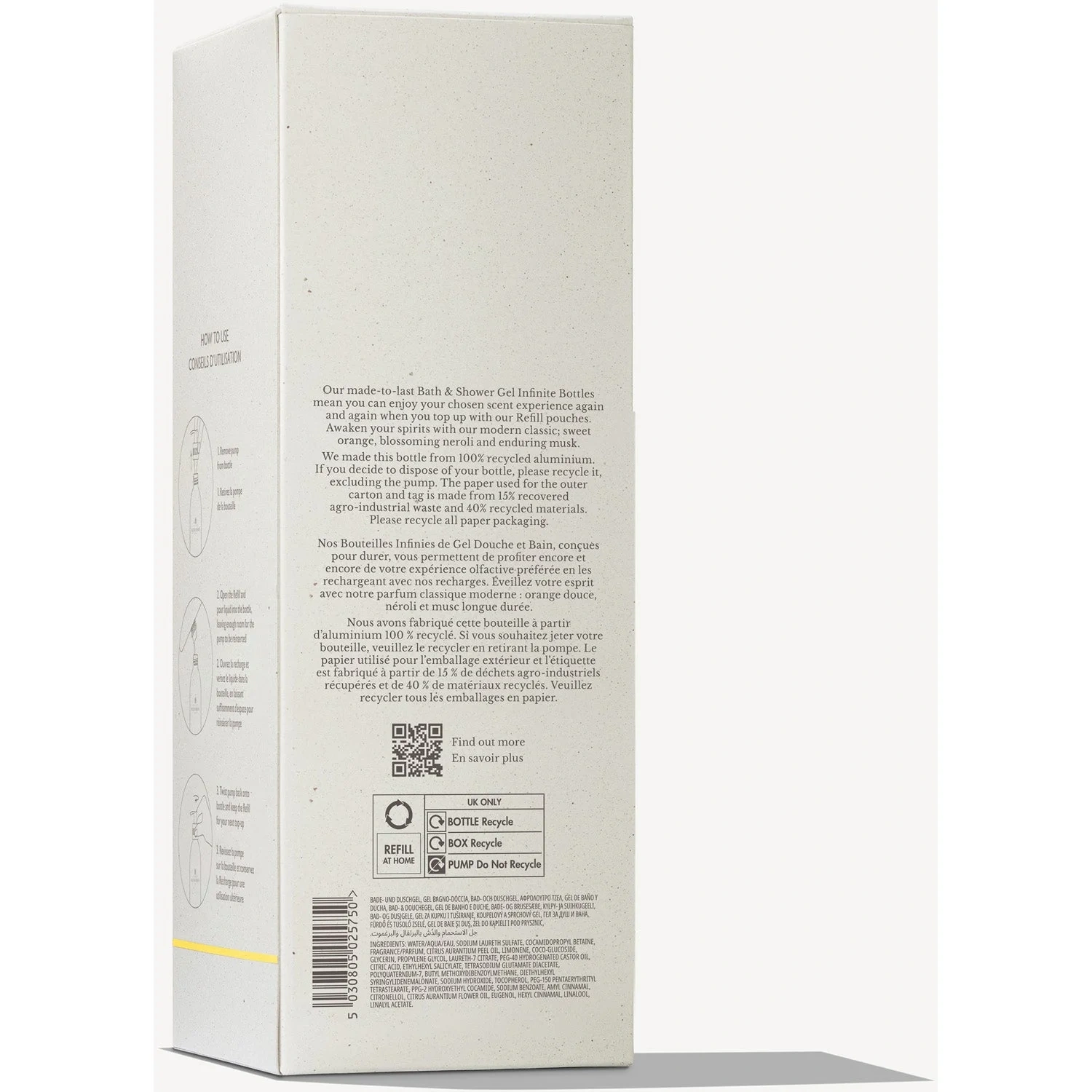 Molton Brown Orange & Bergamot Infinite Bath & Shower Gel 400 ml