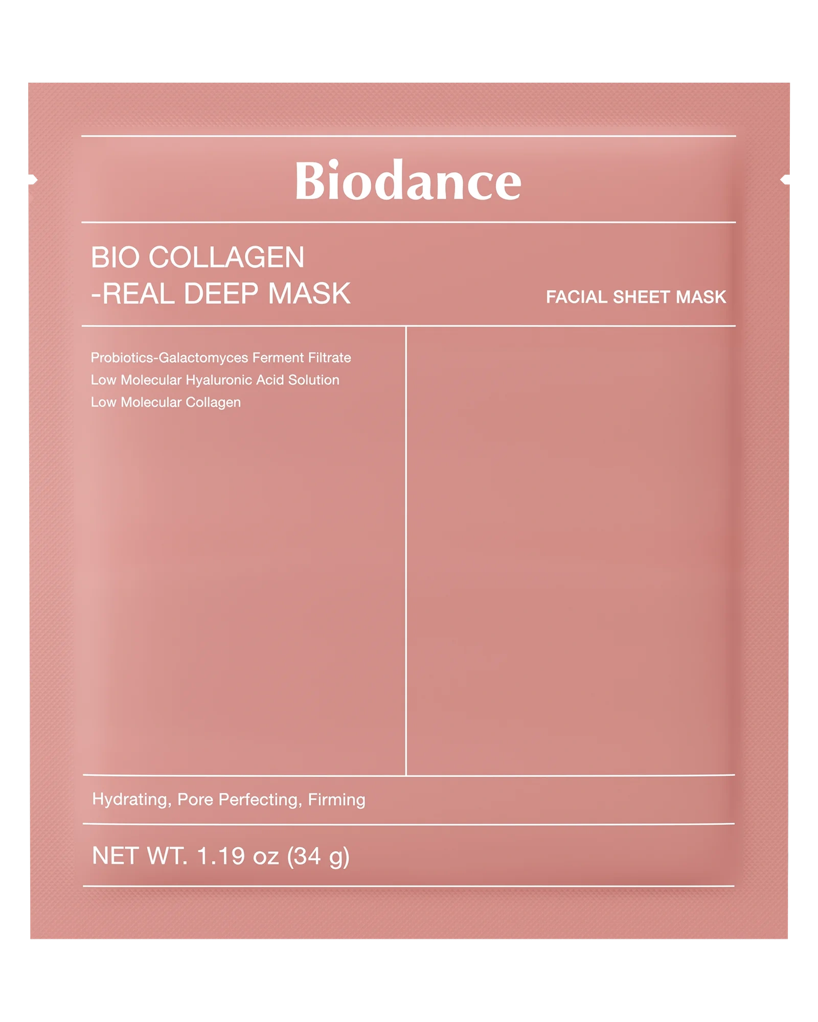 Biodance Bio Collagen Real Deep Sheet Mask ansiktsmaske 1 stk