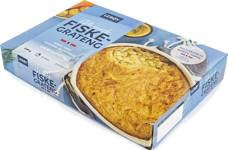 Fiskegrateng Ekte Norsk 540g Lerøy