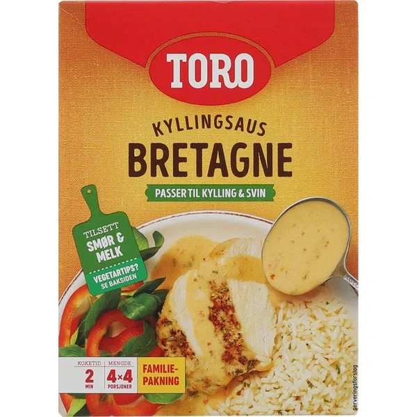 Bretagne Kylling Saus 27g Toro
