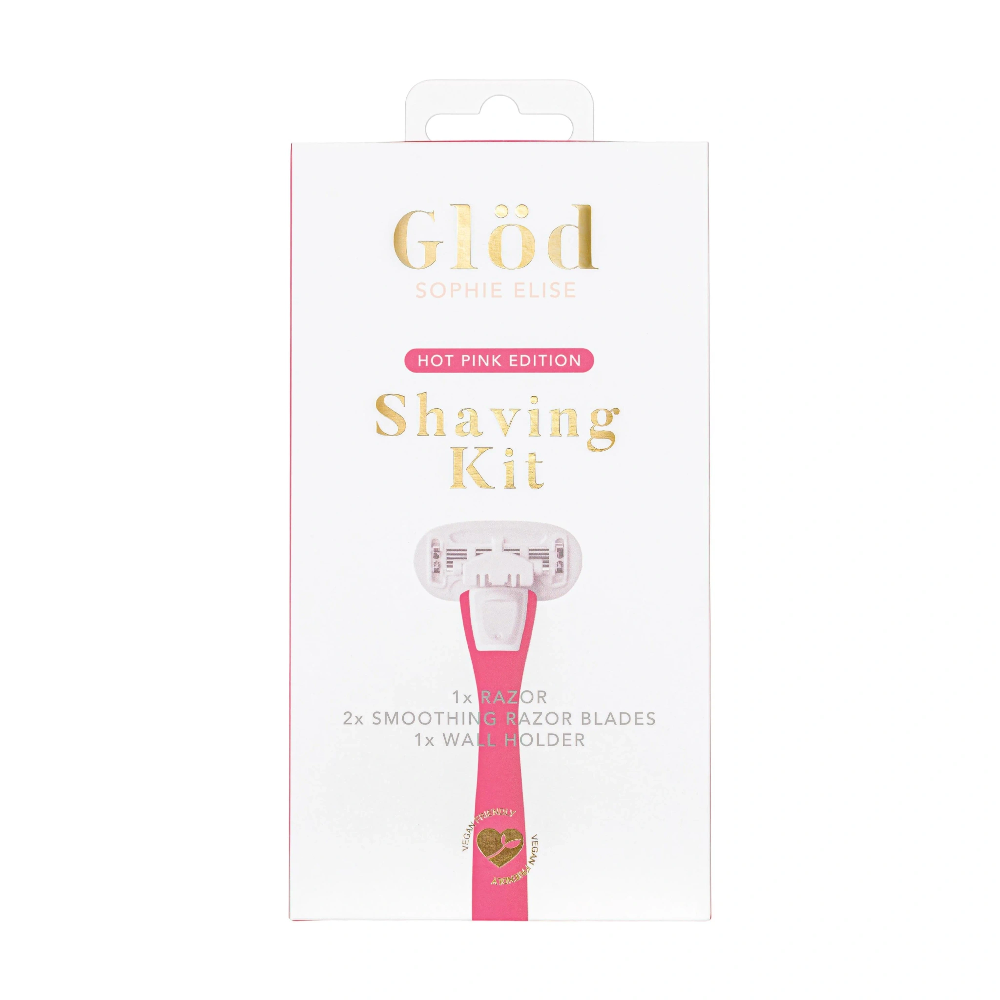 Glöd Sophie Elise Shaving Kit Hot Pink, 1 sett