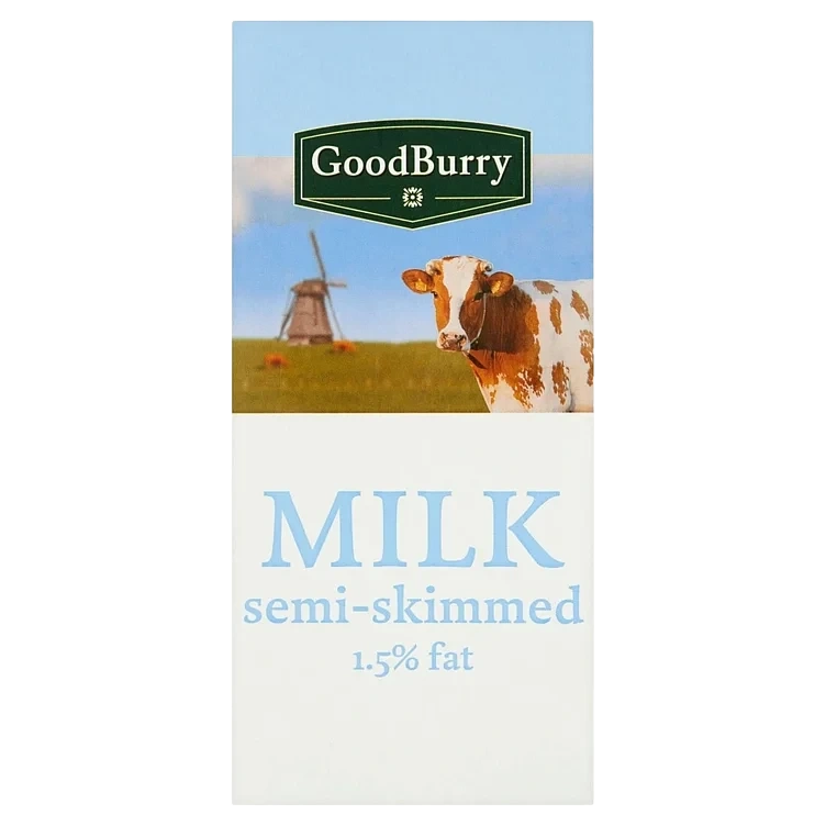 Longlife melk semi skummet 1,5%. t 1l
