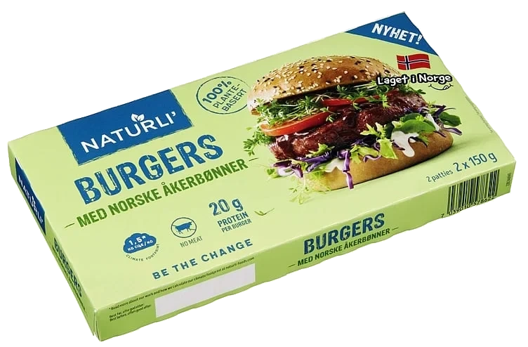 Burgers åkerbønner & erter   2x150g