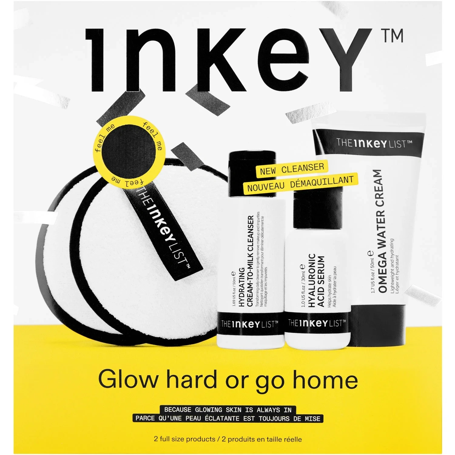 The INKEY List Glow Hard Or Go Home Gift Box 85 ml