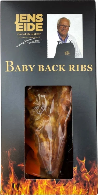 Spareribs Babyback Ca600g Jens Eide