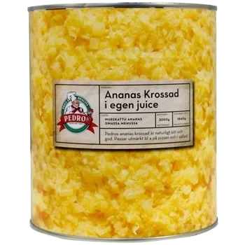 Pedros Ananas krossad i E.J