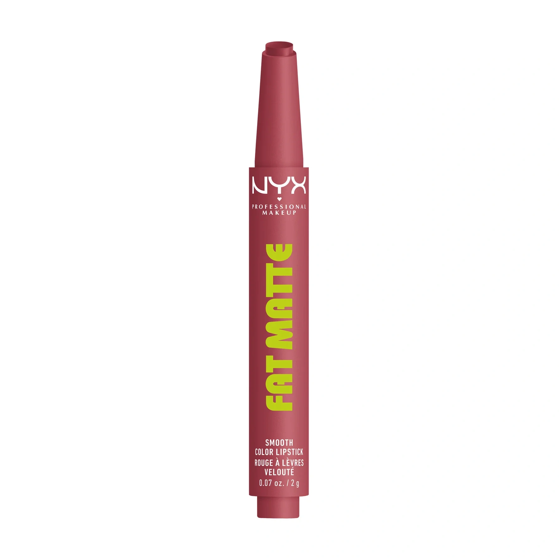 NYX PROFESSIONAL MAKEUP Fat Matte Slick Click Lip Balm 12 Blush Blanket