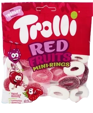 Trolli Red Fruit Mini-Rings 100g