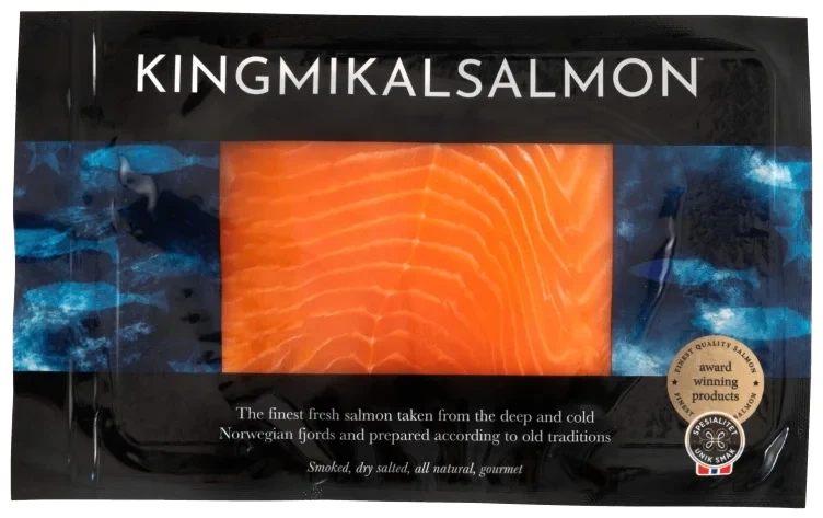 Laks Einerrøykt skivet Ca170g Mikals Laks