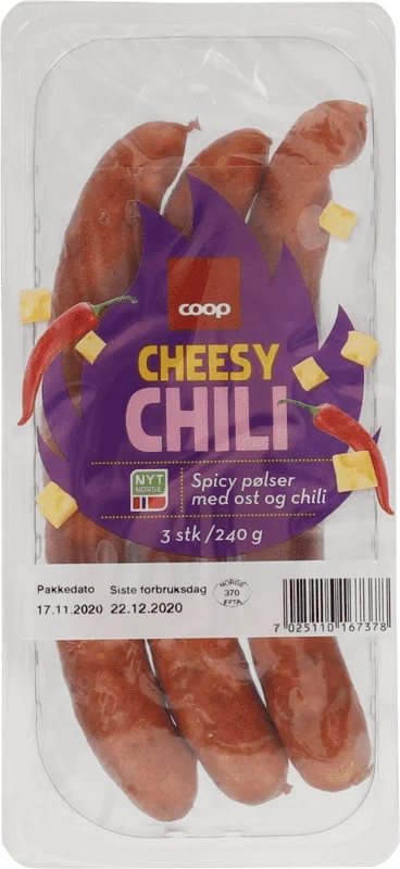 Coop Cheesy Chili 240g