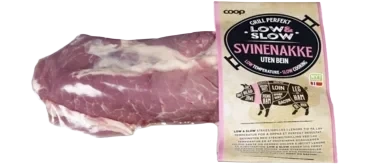 Coop Gp Svinenakke uten Bein Ca 600g Vv