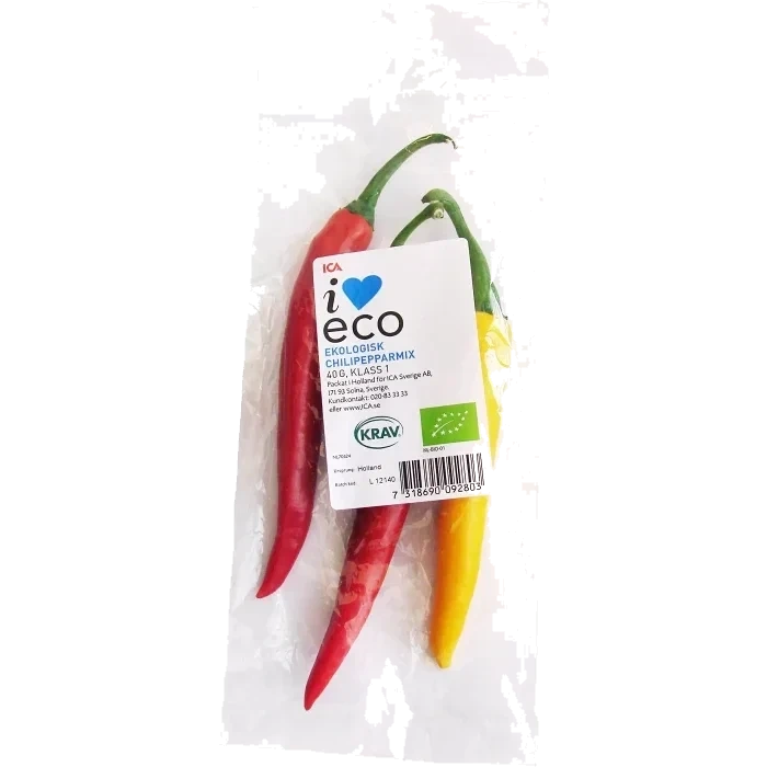 Chilipepparmix Ekologisk 40g KRAV Klass 1 ICA I love eco