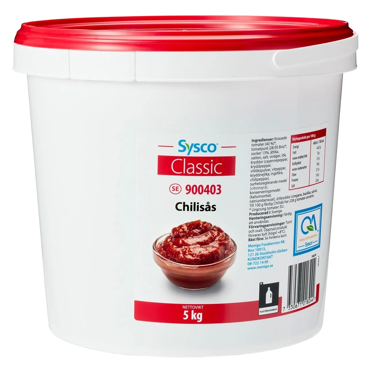 Sysco Classic Chilisås hink