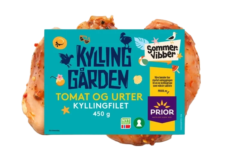 KG Kyllingfilet Tomat & Urter 450g