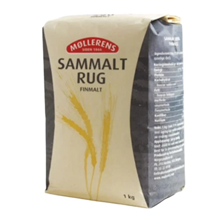 Rug Sammalt Fin 1kg Møllerens