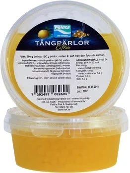 Tångpärlor, citron