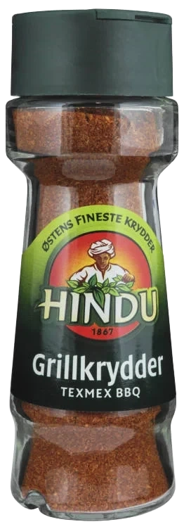 Grillkrydder Texmex Bbq 55g glass Hindu