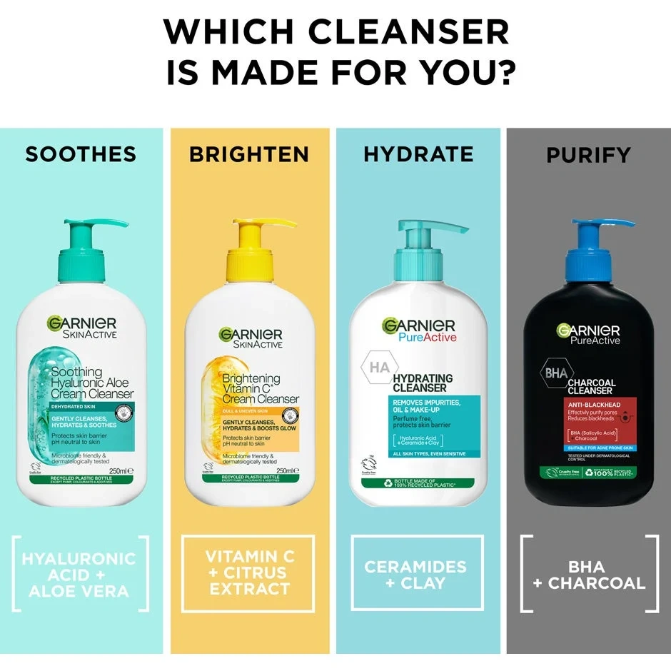 Garnier Hyaluron Moisture Barrier Cream Cleanser