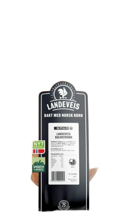 Gulrotbrød 750g Landeveis