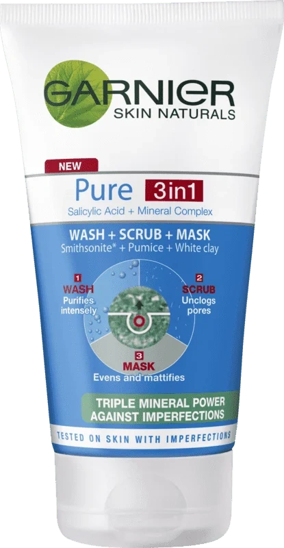 Garnier Pure 3 In 1 150ml