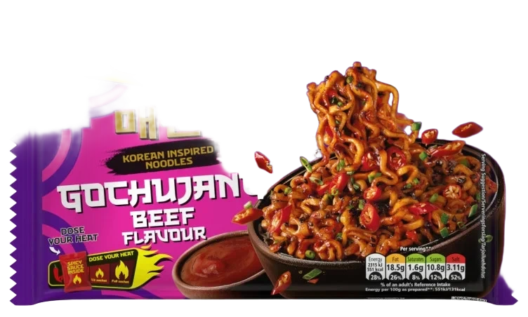 Korean Noodles Gochujang Beef 130g Maggi