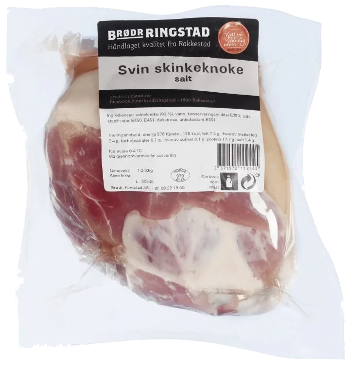 Skinkeknoke Saltet Av Svin Ca1,5kg Brødr Ringstad