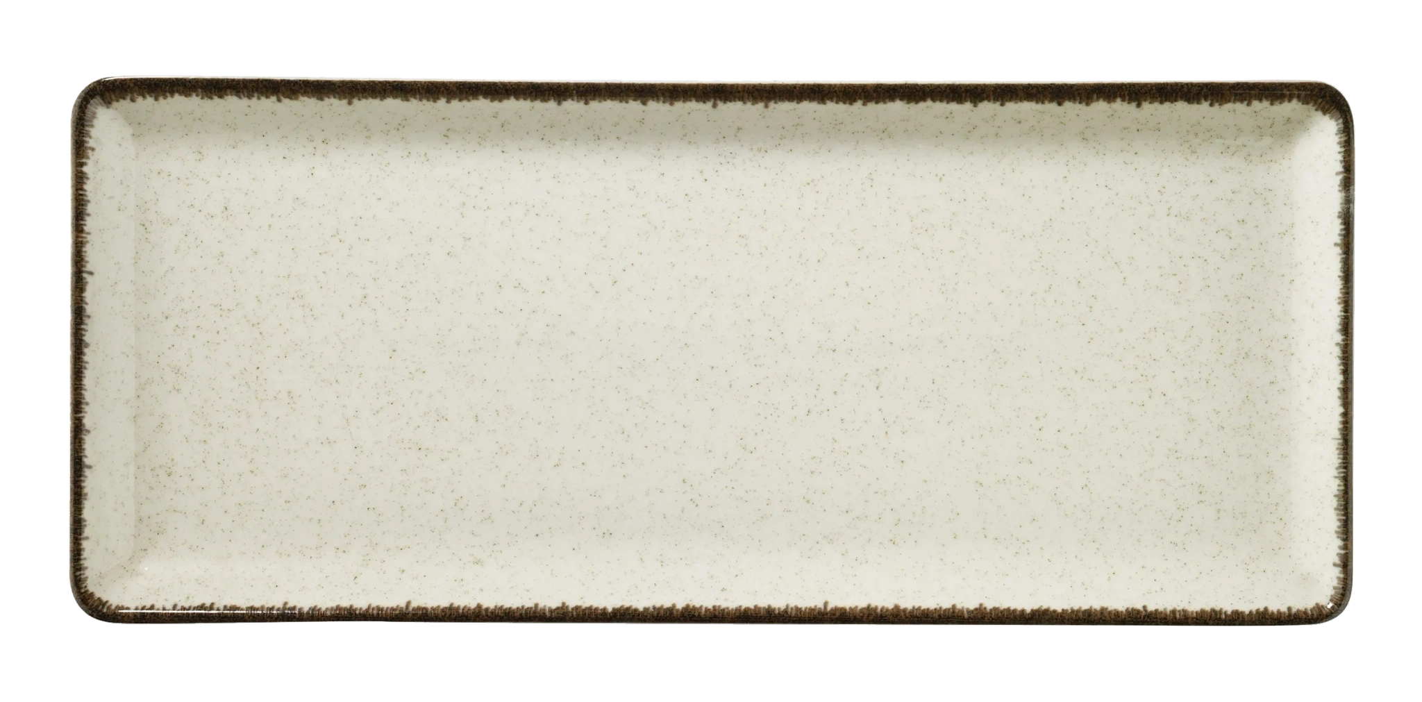 Tallrik flat 350x150mm TAN gråblå