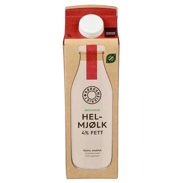 Røros Helmelk Økologisk 1l
