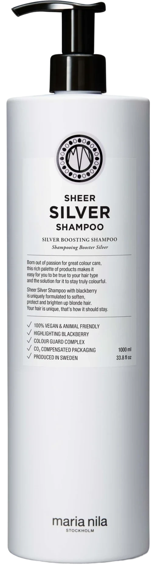 maria nila Sheer Silver Shampoo 1000 ml