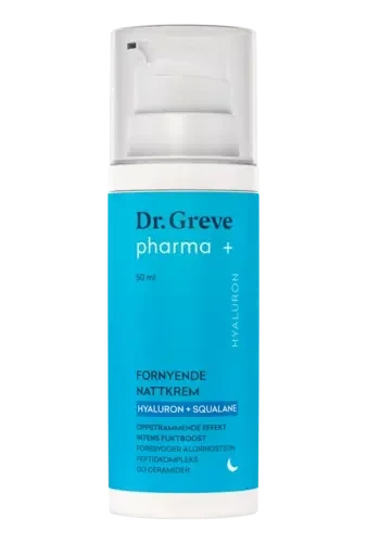 Dr. Greve Pharma Hyaluron + Squalane fornyende nattkrem 50 ml