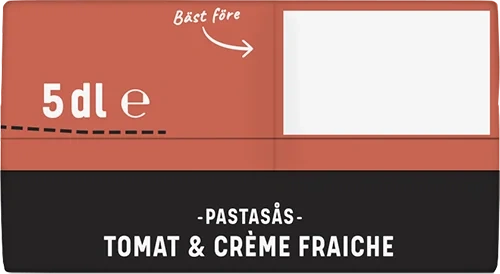 Pastasås tomat / crème fraiche