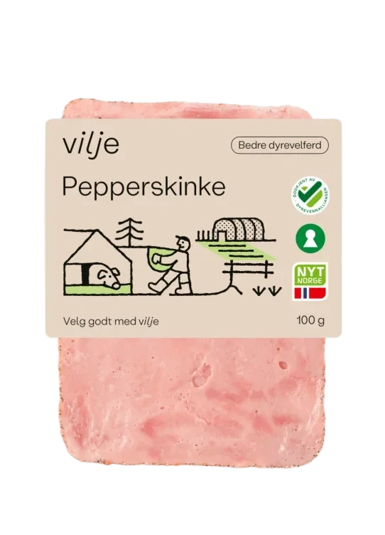 Pepperskinke 100g Vilje