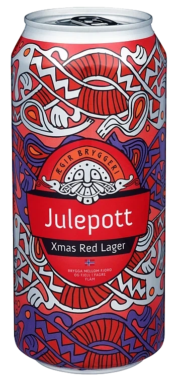 Ægir Julepott Xmas Red Lager 0,44l boks