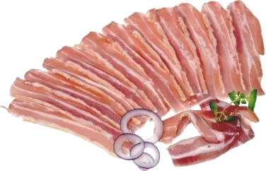 Bacon u/svor skåret kg