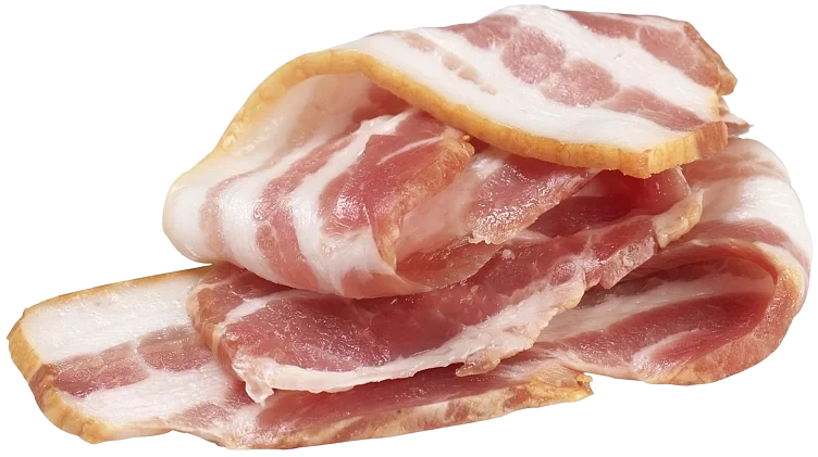 Bacon u/svor i skiver frys 500g