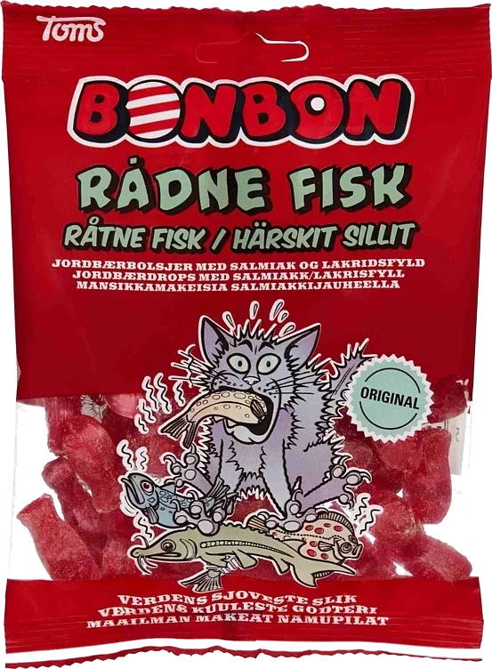 Bon bon råtne fisk 125g