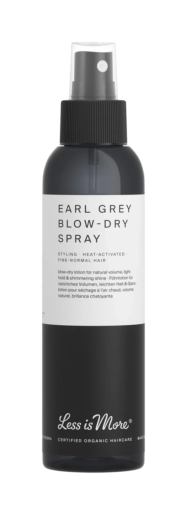 Less Is More Organic Earl-Grey Blow-Dry Spray 150 ml