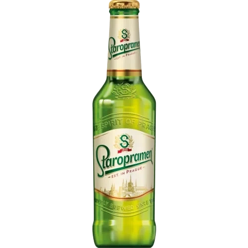 Staropramen Ljus Lager 3,5% Folköl Glas